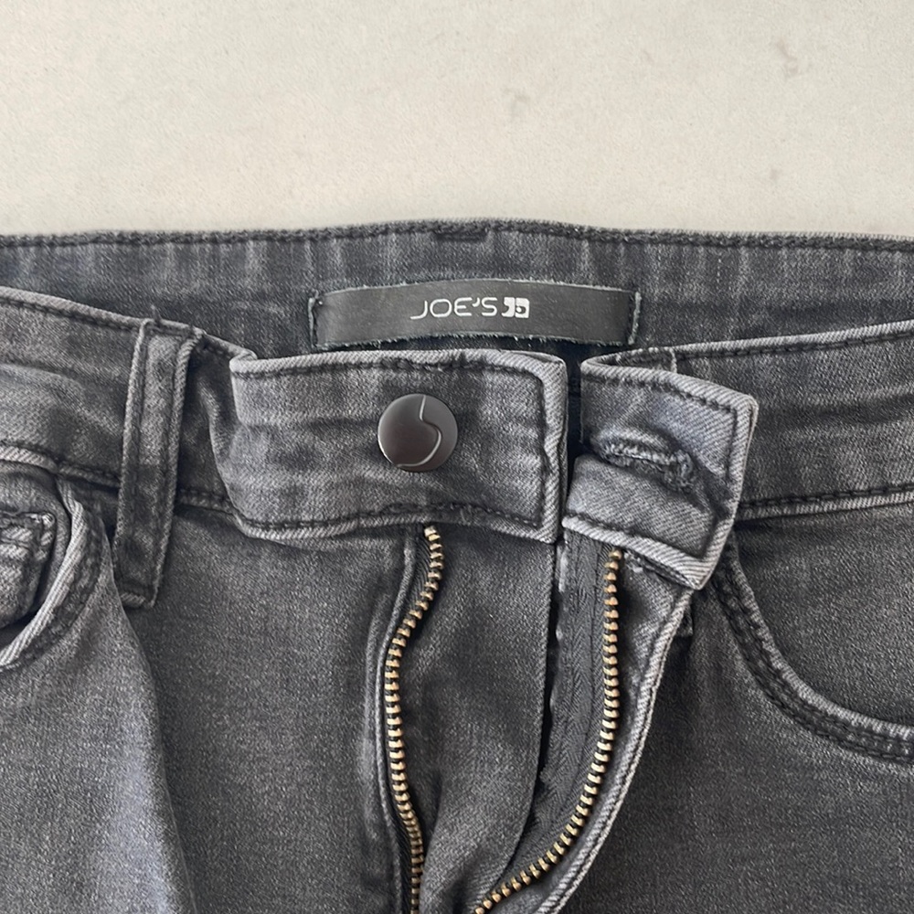 Joes Jeans The Charlie high rise skinny jeans with velvet trim